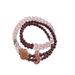 Rosafarbenes Armband mit zwei natürlichen Granatperlen für Damen, exklusiver Schmuck von Niche Exquisite Jewelry_voghion.com