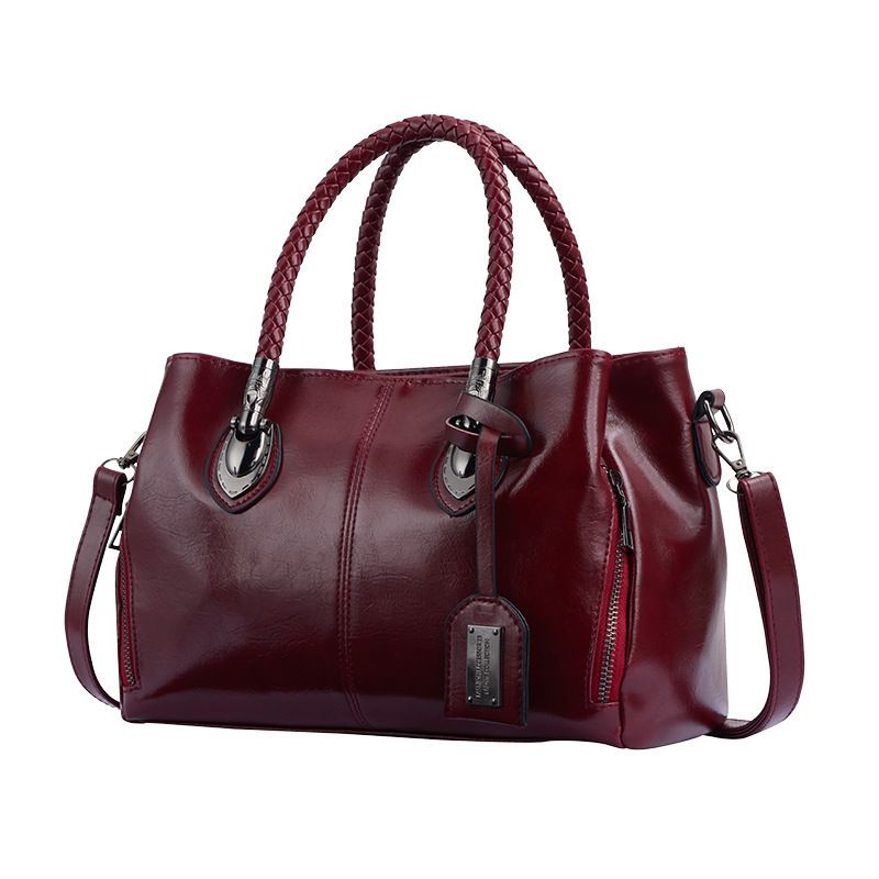 New minimalist crossbody bags Boston bag women's fashionable woven handbag_voghion.com