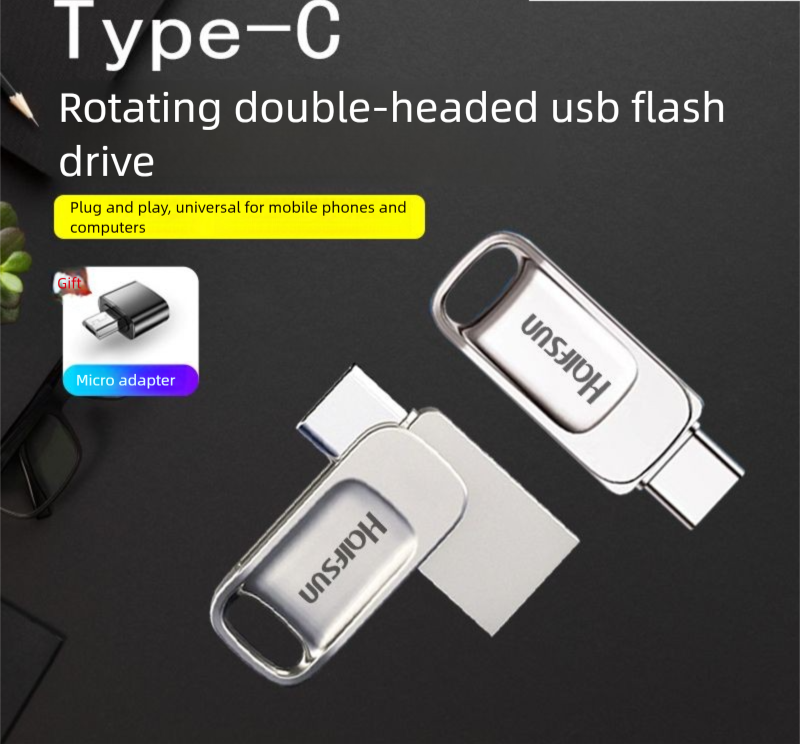 Shadow Giant 512G Large Capacity Flash Type-C Mobile Phone Computer Dual-Use Car Office High-Speed Student USB Drive_voghion.com