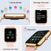 Smartwatch Fiess Tracker con cardiofrequenzimetro, pressione, ossigeno nel sangue, touchscreen da 1,4 pollici, Smartwatch Fie_voghion.com