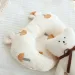 Cuscino per neonati a forma di U, in cotone, a forma di orso, per l'allattamento, per neonati, con supporto per il sonno, concavo, a forma di cartone animato, in cotone_voghion.com