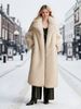 Maat, 's Plus Size Elegante Lange Winter Warme Kraag A-lijn Jas met Zakken, Lange Grote Jas Koud Weer Droog_voghion.com