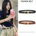Women's Genuine Leather Ins Style Thin Pin Buckle Jeans Casual Versatile Fashion Simple Decorative Belt For Women_voghion.com