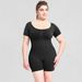 Taillenbodysuit für Damen, Oberbekleidung für Erwachsene, körperformender Bodysuit, Kurzarmbodysuit, Hüftlift-Bodysuit_voghion.com