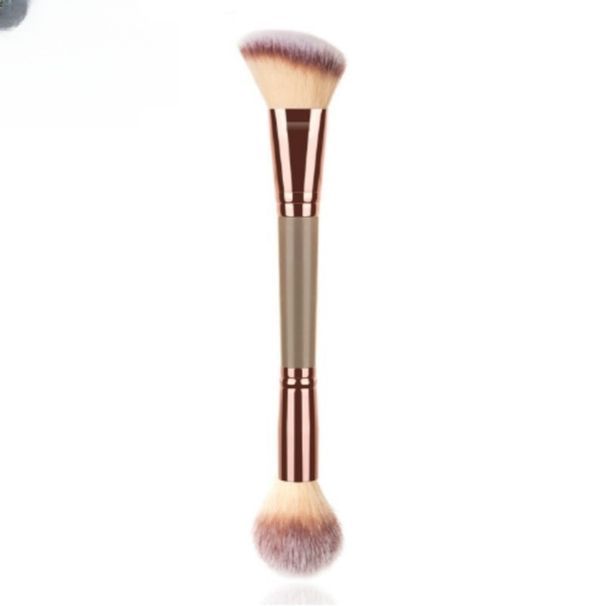 Champagne 20 Pcs 15 Pcs 10 Makeup Brushes Set, Portable Soft Bristle Blush Brush, Full Set Of Foundation Brushes_voghion.com