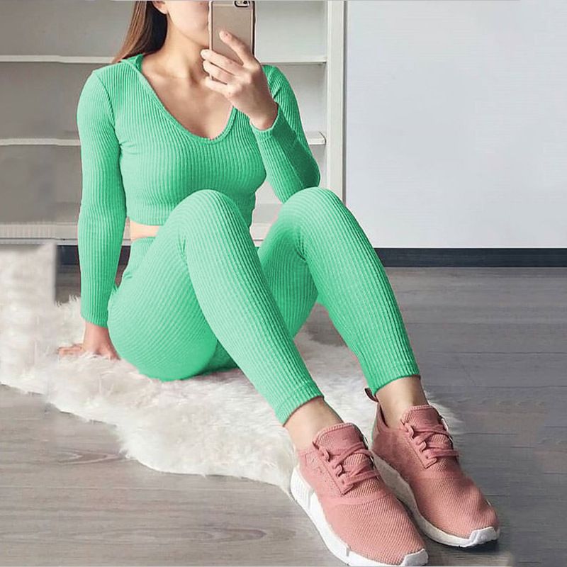 Vêtements pour femmes, costume à manches longues avec capuche, décontracté_voghion.com