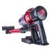 Potente aspirapolvere senza fili per casa e auto - Aspirapolvere portatile leggero con spazzola multisuperficie, aspirazione potente da 120 W, rosso e grigio_voghion.com