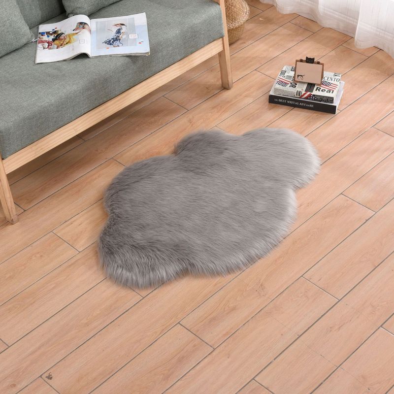 Bulut Kanepe Oturma Odası Halı Paspas Yatak Odası Peluş Halı_voghion.com