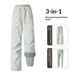 001 Outdoor Hiking Women, Three-in-One Fleece Liner, Detachable Windproof Waterproof Trekking Pants, Warm Pants For Men_voghion.com