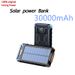 Solar Power Bank Waterproof Powerbank Large Capacity Fast Charging External Battery With SOS For IPhone Samsung Xiaomi_voghion.com