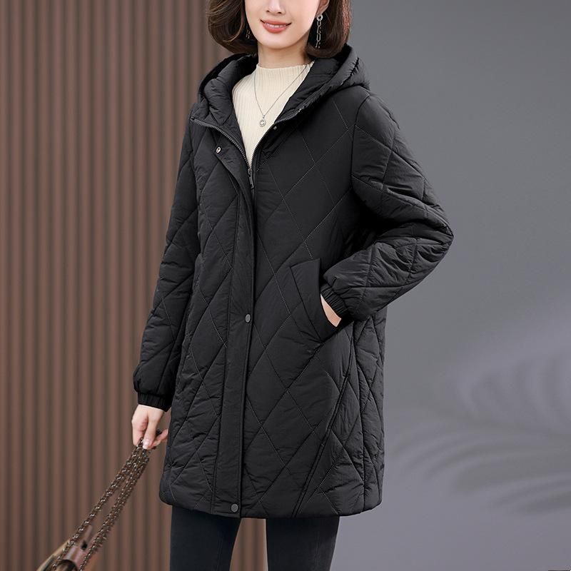 Gesteppte leichte Baumwolljacke für Damen im Winter 2024 – Übergröße, stylisch, gemütlich, heißer Trend_voghion.com