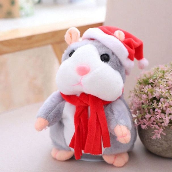 Cheeky Delightful Hamster Talking Mouse Pet Plush Christmas Toy For Kids And Adults_voghion.com