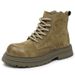 European Warm Series Heat-Resistant Big-Toe Martin 2025 Summer Shoes New Genuine Leather Versatile Workwear Thick-Soled Welding Men's Boots_voghion.com