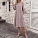 Lässiges Langarmkleid mit Leopardenmuster für Damen – fließende A-Linien-Tunika mit Rundhalsausschnitt, lockere Passform für Herbst und Winter (Hellviolett, S-XXL)_voghion.com