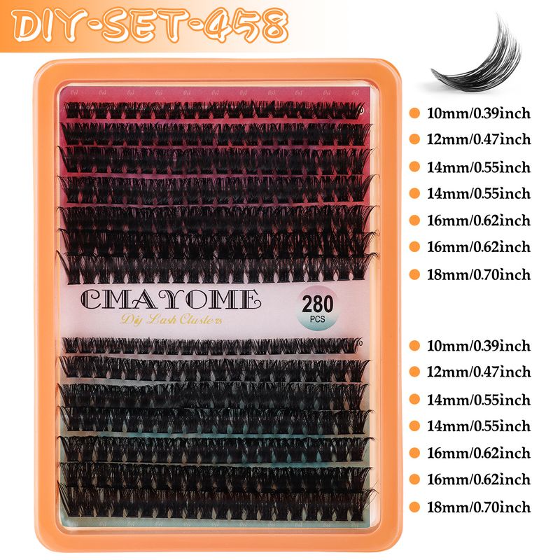Kit di estensione ciglia finte Beauty Health Single Cluster 300 Cluster_voghion.com