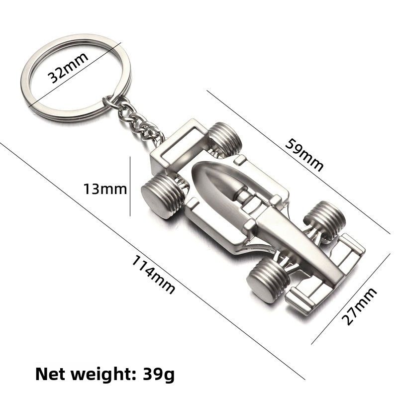 Creative F1 Keychain Pendant Small Gift Racing Club Merchandise Souvenir Laser Engravable_voghion.com