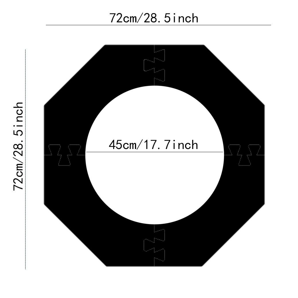 Spliced octagonal dart board dart target protection ring dart supplies accessories universal dart target_voghion.com