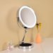 Mother & Kids Folding Makeup Mirror Desktop Magnifying Desktop Double Sided LED Light With Smart Fill Light Dressing Mirror Touch Switch_voghion.com