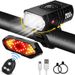 Bicycle Aluminum Alloy Headlights, Strong Light, Cycling Flashlight Equipment, Night Riding, Road And Mountain Bike_voghion.com
