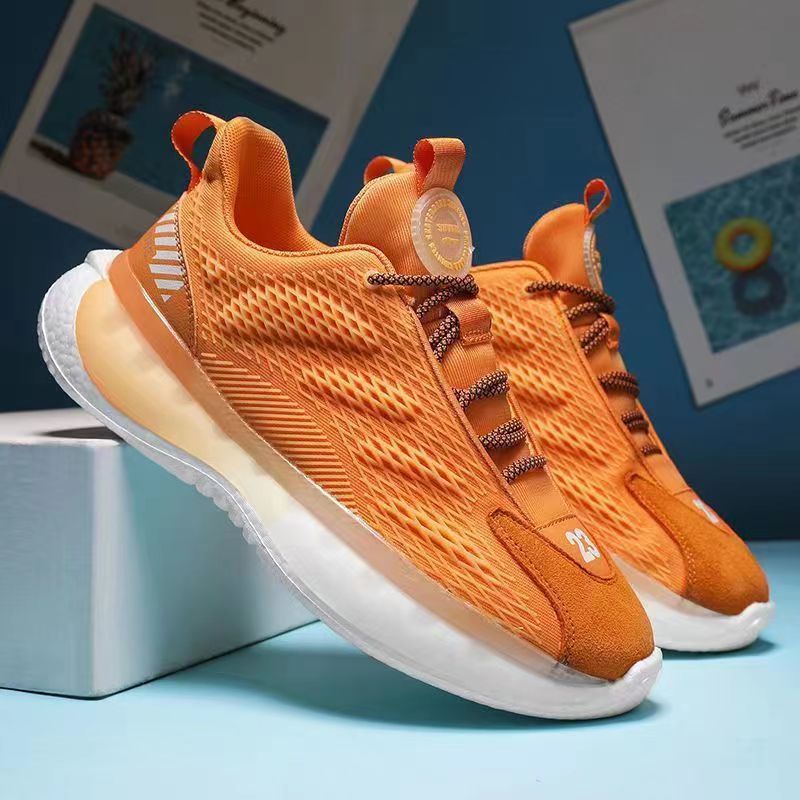 Zapatillas de deporte para hombre, zapatillas para correr de palomitas de maíz, ultraligeras, transpirables, suela suave, cómodas, cientos de zapatos casuales, zapatillas bajas de moda para correr_voghion.com