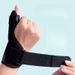 HW080 Gaine de tendon Bande magique respirante Élastique Réglable Poignet Manchon de pouce Bande de support en aluminium Compression fixe_voghion.com