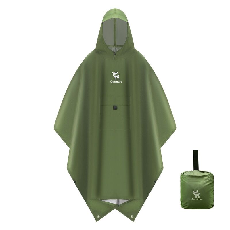 Qunature Outdoors Multifunktionaler Regenponcho Fahrrad Regencape Regenponcho Neu_voghion.com