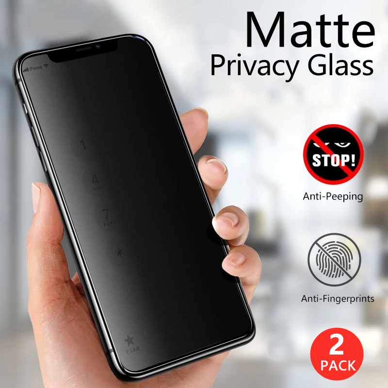 Salvaschermo opaco anti-spia per iPhone 12 11 Pro Max Mini X XR XS Privacy Pellicola in ceramica su 13 Pro Max 6 7 8 Plus senza_voghion.com