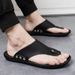Summer New Cool Beach Shoes, Breathable Flip Flops, Casual Sandals, Trendy Men's Shoes_voghion.com