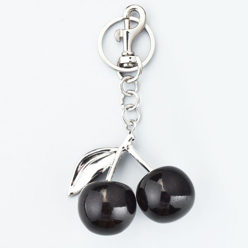 Vendita diretta in fabbrica di ciondoli per borse, vendita calda, anello di chiusura a forma di ciliegia multicolore, moda, personalità, accessori per ciondoli a forma di frutta, gioielli all'ingrosso_voghion.com