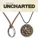 Collana Uncharted 4 Nathan Drake Cosplay Anello in pelle Codice Vintage Incisione Ciondolo Gioielli Puntelli_voghion.com