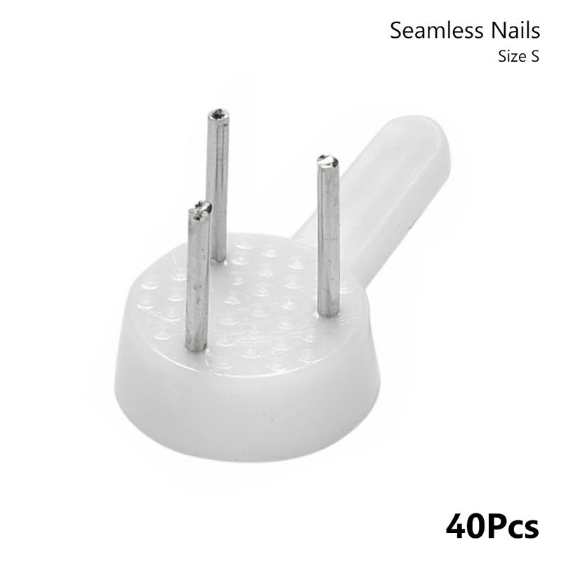 40PCS Multi Function White Photo Picture Wall Hooks Mount Clock Frame Plastic Invisibl Hanger Seamless Nail Hanging Home Decor_voghion.com