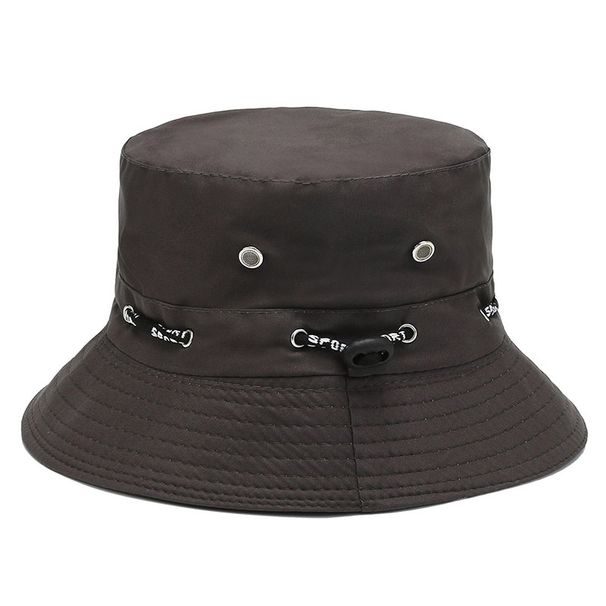 Versione coreana del cappello da pescatore da uomo e da donna, semplice casual, versione per tutte le stagioni, cappello da sole resistente ai raggi UV e parasole_voghion.com