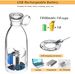 Portable Blender Fresh Juice Mixer Electric Wireless Charge Mini Fruit Mixers Juicer Cup Blender Milkshake Juice Maker Machine_voghion.com