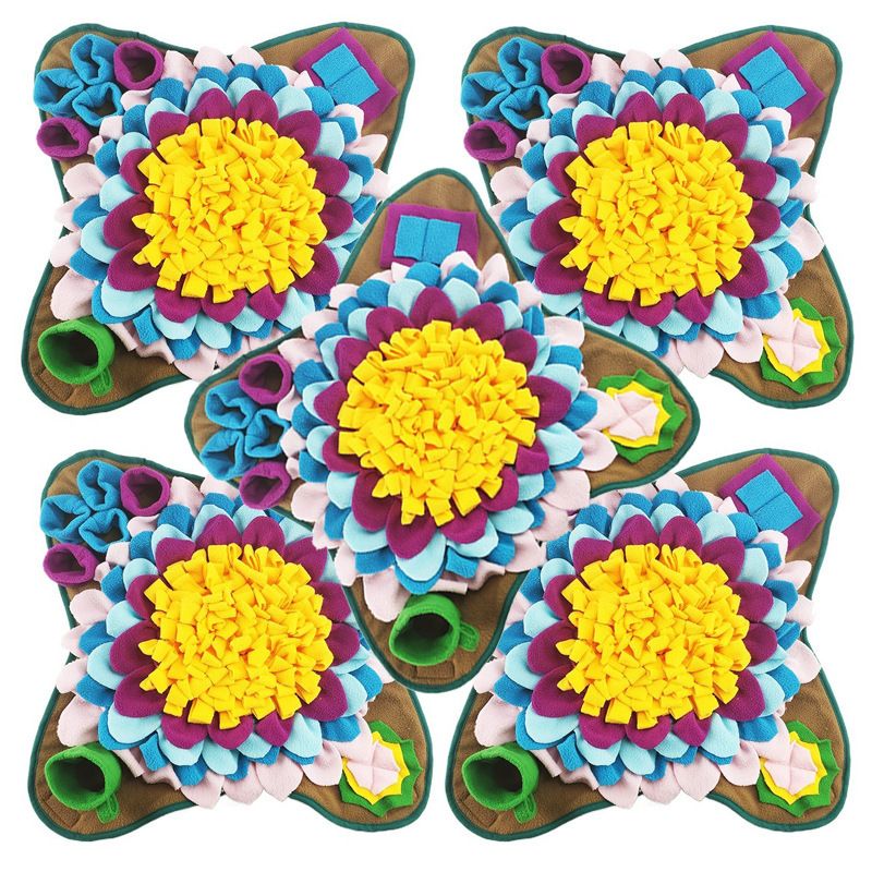 Tapis de reniflage pour animaux de compagnie, set de table pour animaux de compagnie, tapis de reniflage à alimentation lente pour chien pour consommer de l'énergie, jouet multifonctionnel_voghion.com