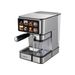 Macchina da caffè 3 in 1: macchina compatta per caffè espresso, capsule e filtro per casa e ufficio (spina UE 220 V, acciaio inossidabile, stile Ins)_voghion.com