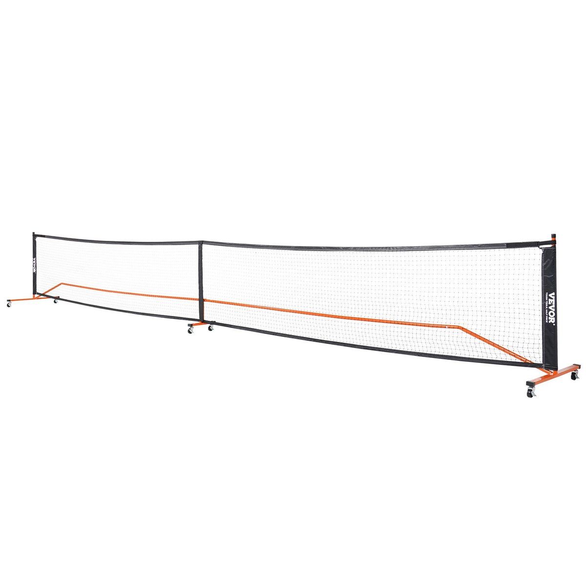 VEVOR Pickleball Net Set, 22FT Regulation Size Portable Pickleball System With Carrying Bag, Balls, And Wheels, Weather Resistant Steady Metal Frame & Strong PE Net, For Outdoor Backyard Driveway_voghion.com