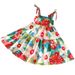 Mädchen Rock Sommer Neue Koreanische Stil Modische Plissee Kleid Für Mittlere Und Große Kinder Prinzessin Floral Hosenträger Rock_voghion.com