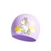 Children's Cartoon Boys Girls Long Hair Waterproof Ear Protection Non-Tightening Silicone Swim Cap Swimming Gear_voghion.com