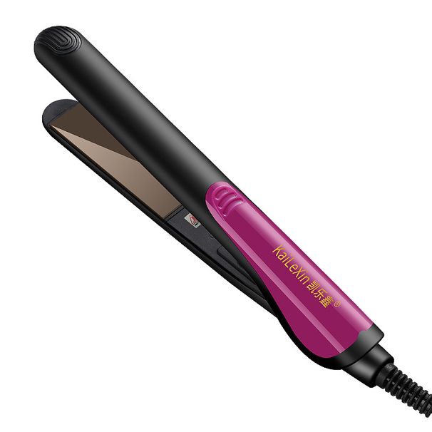 Wireless Hair Straightener & Curler - Rechargeable Styling Iron With Ionic Technology - Salon Smoothing For Home Use_voghion.com