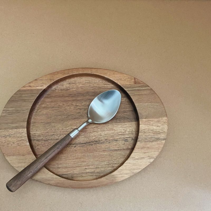 Set di coltelli da bistecca con forchetta e manico in legno in acciaio inossidabile 304 e noce per uso domestico_voghion.com