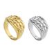 Edelstahl Gold Nugget Trendy herren Hip-Hop Zubehör Boxen Cast Ring Netze_voghion.com