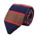 Cravatta a righe tinta unita in lana lavorata a maglia per uomo 2023, stile britannico, a forma di freccia appuntita, versione coreana, da 7 cm_voghion.com