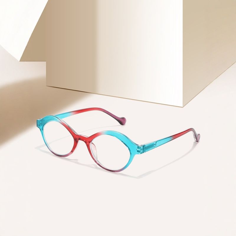 Blue Light Blocking Reading Glasses - Stylish Contrast Frames For Mature Adults_voghion.com