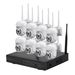 WiFi NVR PTZ-camerasysteem - 360° draadloos beveiligingssysteem voor buiten met bediening via mobiele app en kleurennachtzicht (pakket voor bewaking op afstand)_voghion.com