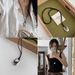 Koreaanse blogger stijl zwarte log bea ketting voor vrouwen, lichte luxe high-ed niche ontwerp leren touw kraag_voghion.com