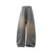 Men's Style Distressed Drop Cuff Sweatpants Loose Fit High Street Casual Joggers With Drawstring Waist_voghion.com