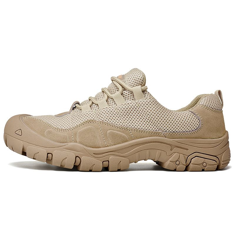 Outdoor Hiking Shoes Men S Large Size Desert Tactical Boots Low Help Desert Boots I Am A Kind Of Soldier O Record Boots_voghion.com