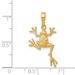 14k Solid Polished Open-Backed Frog Pendant_voghion.com