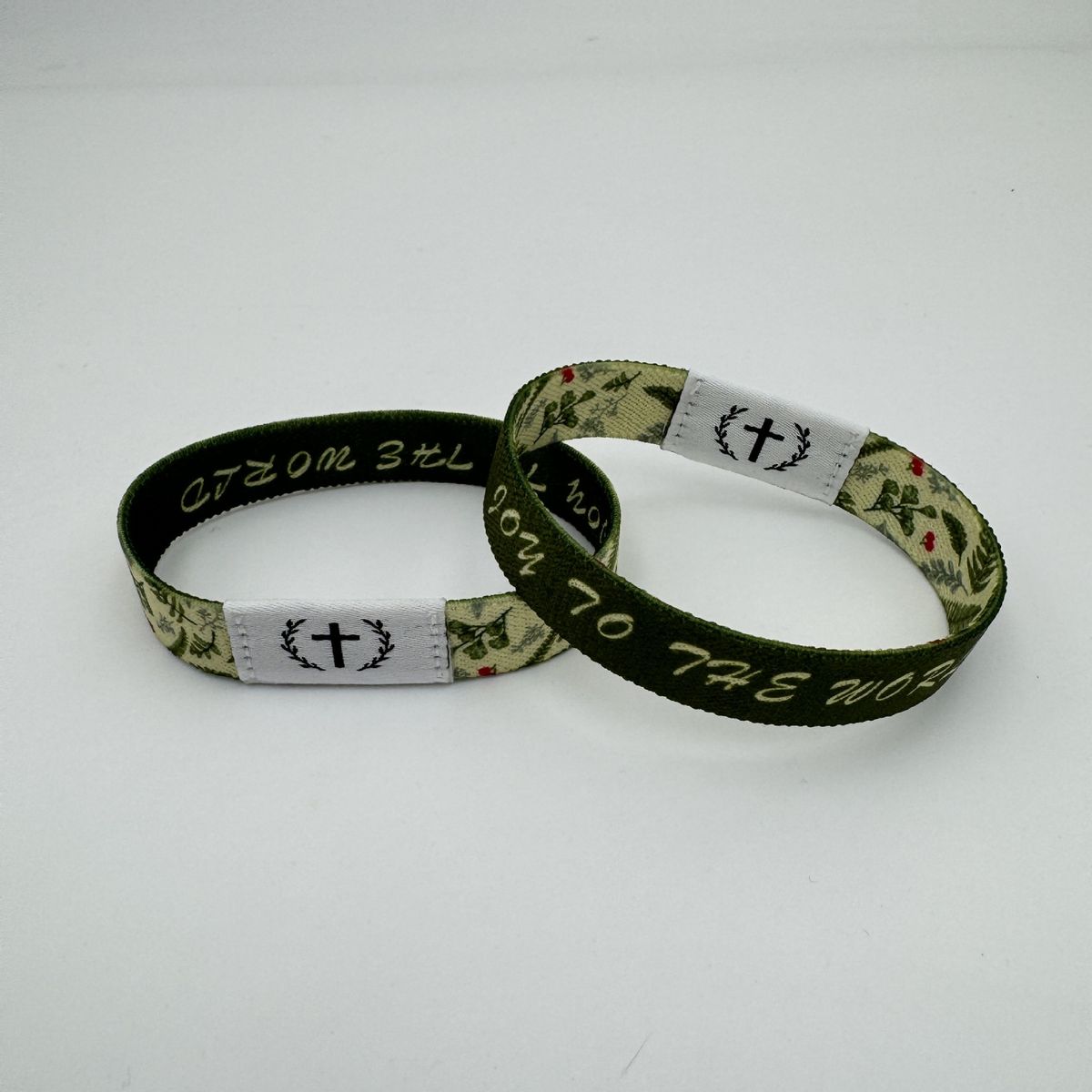 RFID Smart Stretch Wristband With NFC Technology - Waterproof, Writable Chip, Trendy Bible Verse Design For Fashion & Identity Recognition_voghion.com