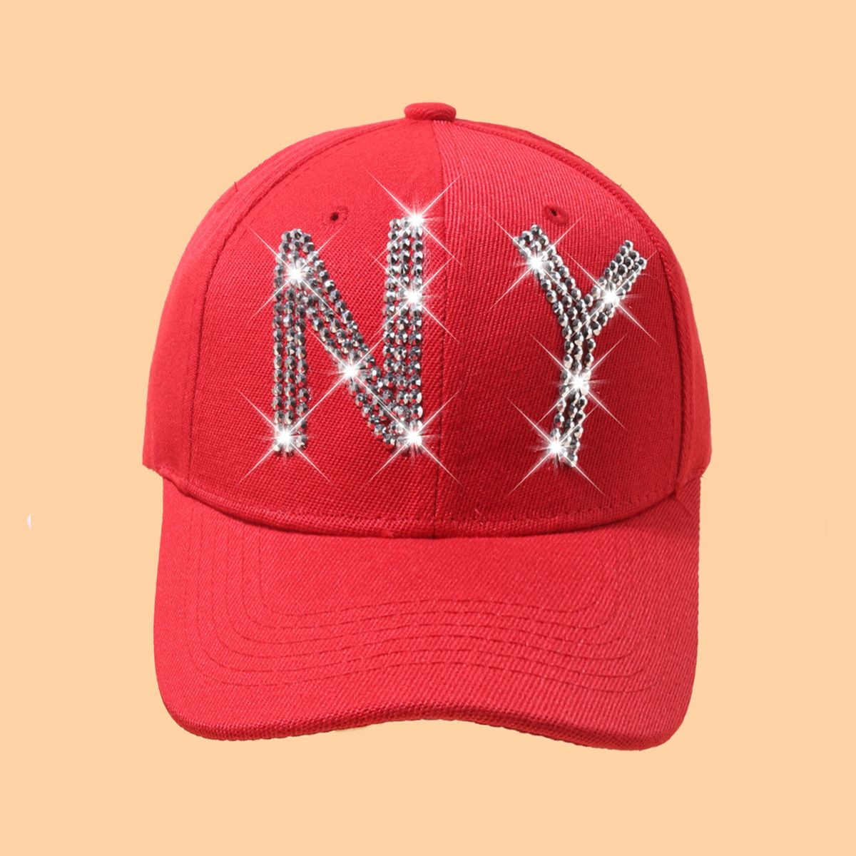 Women's British Diamond Casual Face Showing Small Adult Baseball Cap Fashionable And Stylish Duckbill Hat_voghion.com